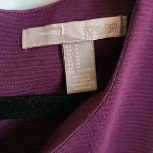 Wine color dress